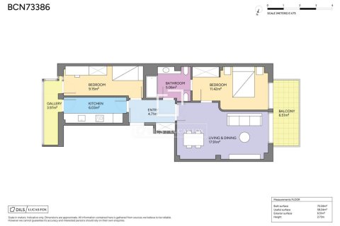 2 bedrooms apartment for sale in Barcelona, Catalonia, Spain № 9106 - photo 29
