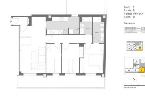 Apartamento de 3 dormitorios en venta en Barcelona, Cataluña, Spain № 9198 - foto 11