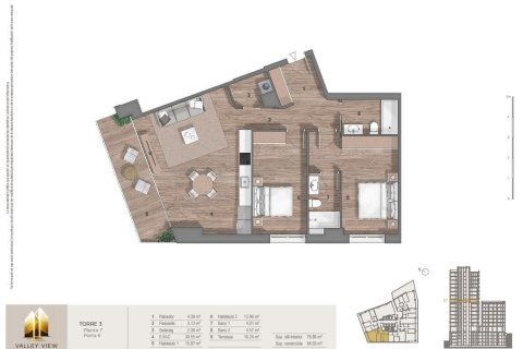 Apartamento de 3 dormitorios en venta en Principado De Andorra (Ninguna Poblacion Tiene C.P.), Lérida, Cataluña, Spain № 7882 - foto 2