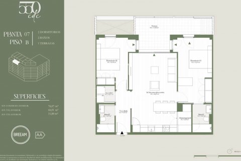 2 bedrooms apartment for sale in Barcelona, Catalonia, Spain № 8502 - photo 16