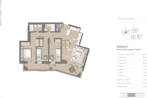 Apartamento de 3 dormitorios en venta en El Masnou, Barcelona, Cataluña, Spain № 7267 - foto 2
