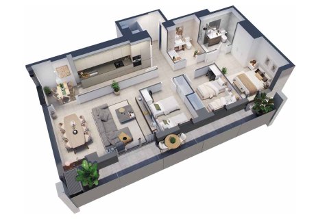 3 bedrooms apartment for sale in Plaça Europa II L'Hospitalet de Llobregat, Barcelona, Catalonia, Spain № 3678