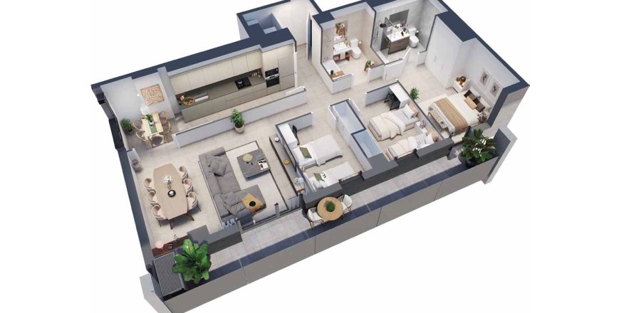 3 bedrooms apartment for sale in Plaça Europa II L'Hospitalet de Llobregat, Barcelona, Catalonia, Spain № 3678