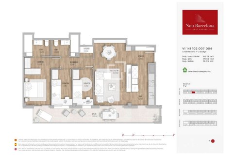 Купить квартиру в Барселона, Испания с 3 спальни, 88м², № 4216 - фото 21