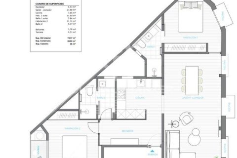 2 bedrooms apartment for sale in Barcelona, Catalonia, Spain № 5404 - photo 17