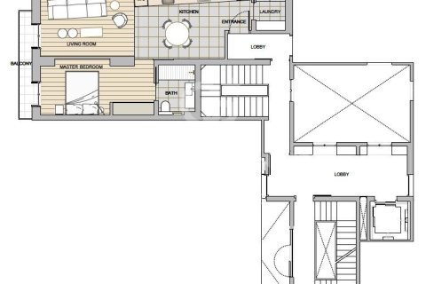 Apartamento de 1 dormitorio en venta en Barcelona, Cataluña, Spain № 7852 - foto 2