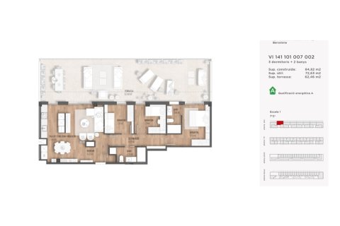 3 bedrooms penthouse for sale in Barcelona, Catalonia, Spain № 5740 - photo 6
