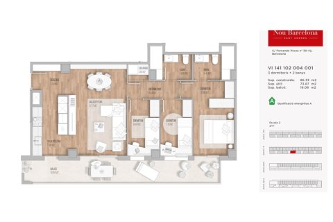 3 bedrooms apartment for sale in Barcelona, Catalonia, Spain № 5741 - photo 6