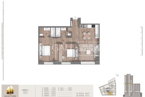 Купить квартиру в Андорра, Испания с 2 спальни, 73м², № 7903 - фото 2