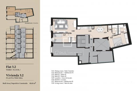 2 bedrooms apartment for sale in Barcelona, Catalonia, Spain № 8672 - photo 16