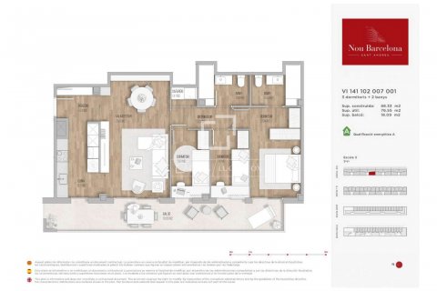 3 bedrooms apartment for sale in Barcelona, Catalonia, Spain № 8651 - photo 21