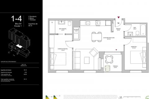 2 bedrooms apartment for sale in Barcelona, Catalonia, Spain № 8863 - photo 20