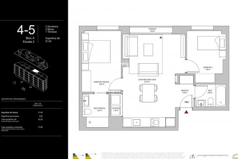 2 bedrooms apartment for sale in Barcelona, Catalonia, Spain № 8885 - photo 12