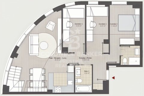 Dúplex de 3 dormitorios en venta en Barcelona, Cataluña, Spain № 7831 - foto 3