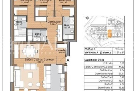 3 bedrooms apartment for sale in Principado De Andorra (Ninguna Poblacion Tiene C.P.), Lleida, Catalonia, Spain № 7728 - photo 5