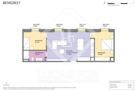 Купить квартиру в Барселона, Испания с 2 спальни, 70м², № 3992 - фото 28