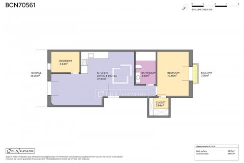 2 bedrooms apartment for sale in Barcelona, Catalonia, Spain № 8808 - photo 20