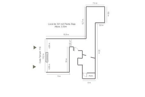 338 sq.m. commercial property for rent in Barcelona, Catalonia, Spain № 7593 - photo 15