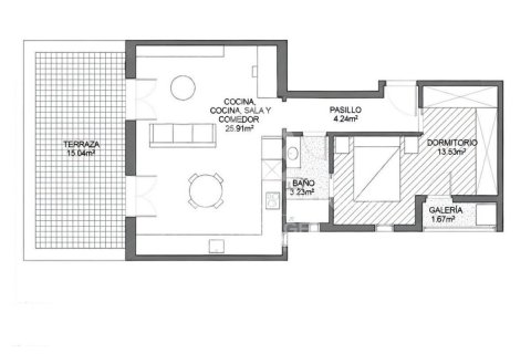 1 bedroom penthouse for sale in Barcelona, Catalonia, Spain № 7951 - photo 3